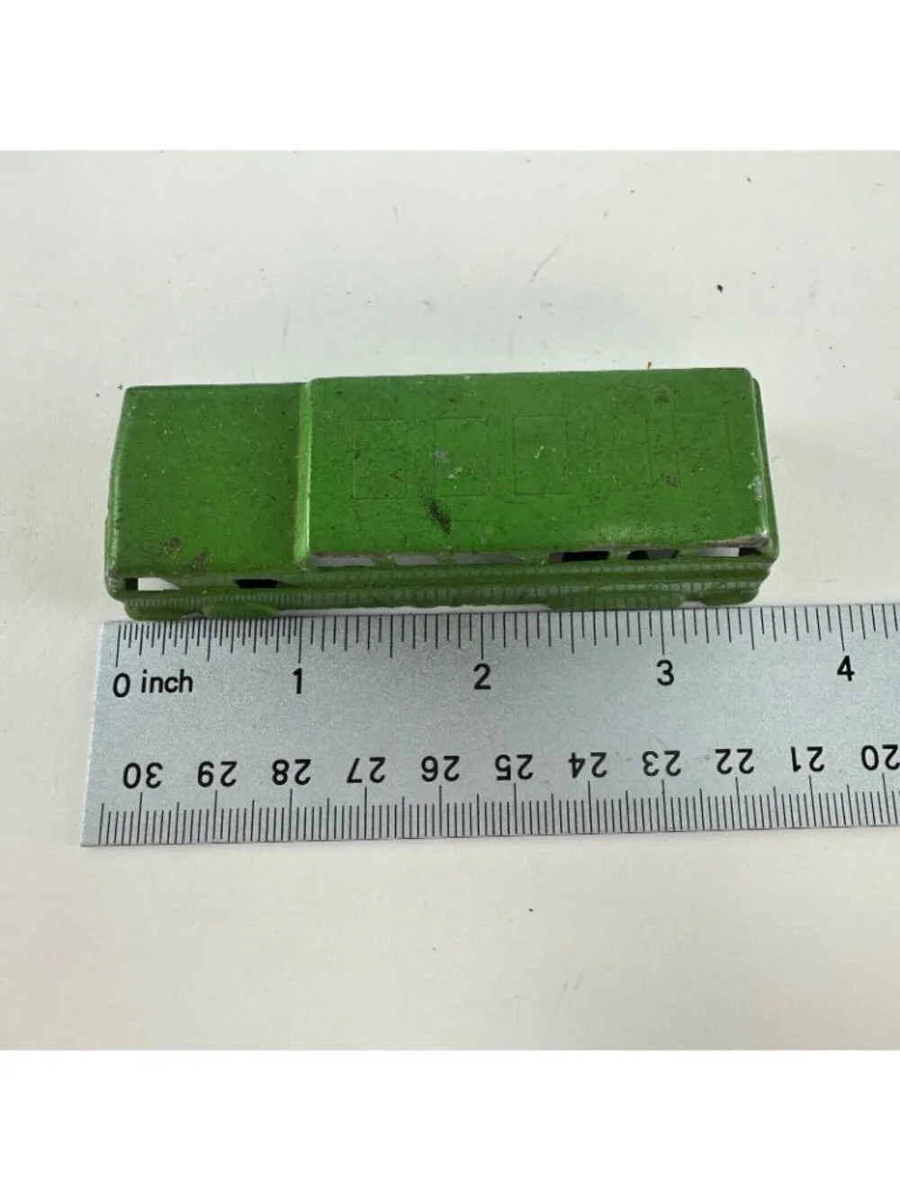 Midgetoy  Metal Toy Model Green Bus Rockfort Il